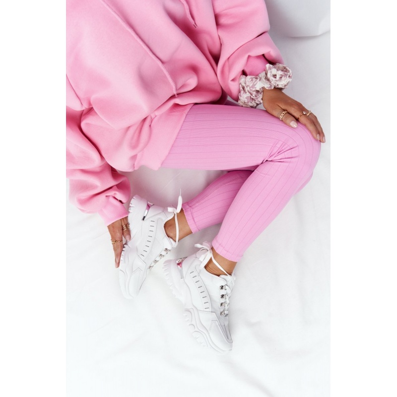 Biele dámske športové topánky Good Mood F4U14071