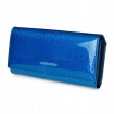 Modrá kožená peňaženka Alessandro - Magnet