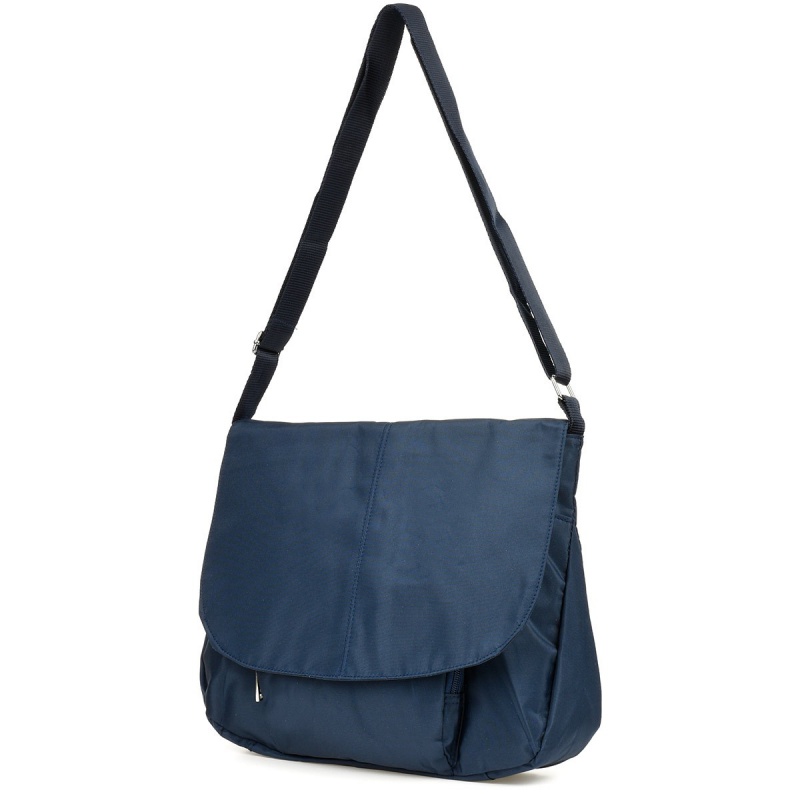 Dámska modrá kabelka BRONA