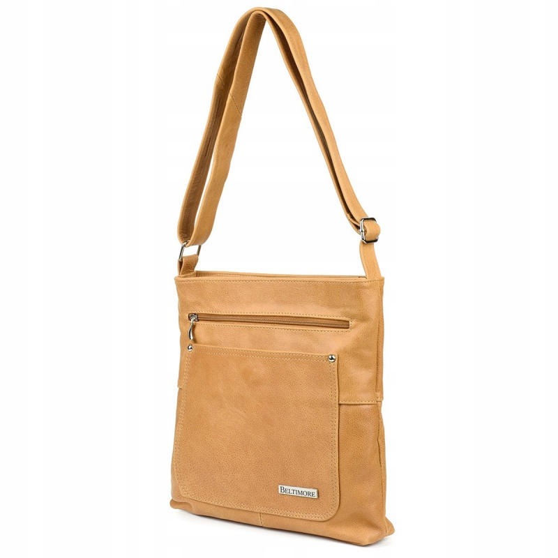 Camel kožená kabelka BELTIMORE ATRAKTIV