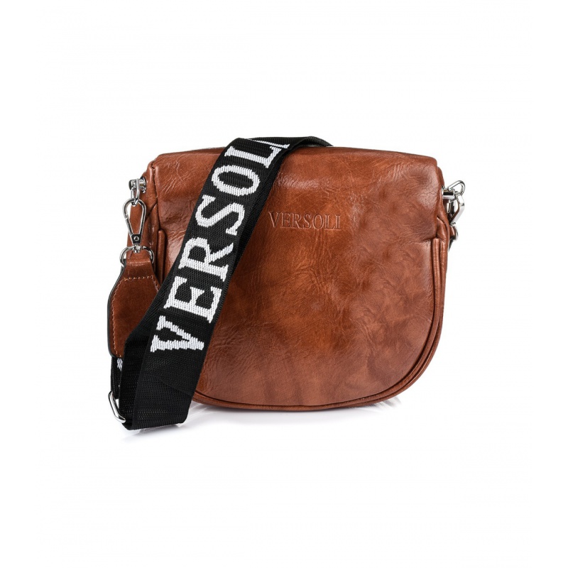 Hnedá kabelka VERSOLI - LESK