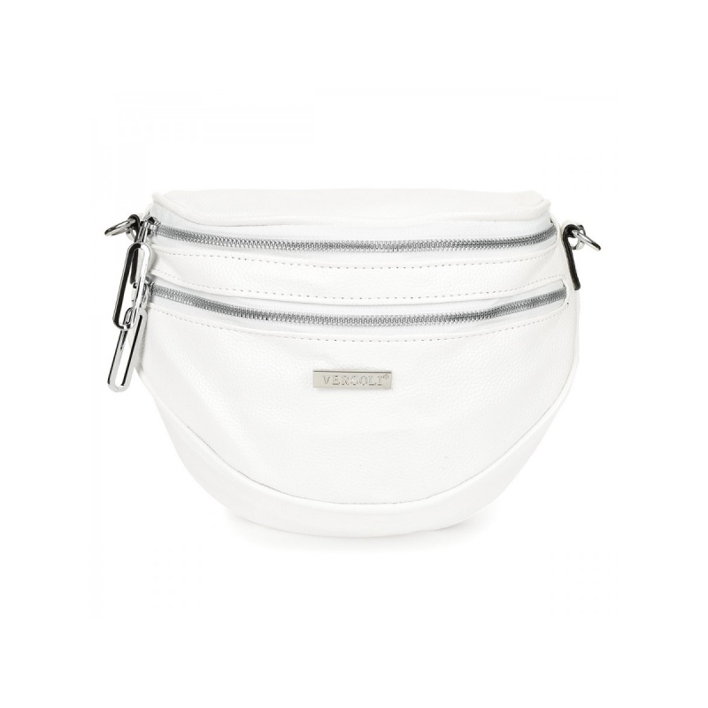 Biela crossbody kabelka BARINA