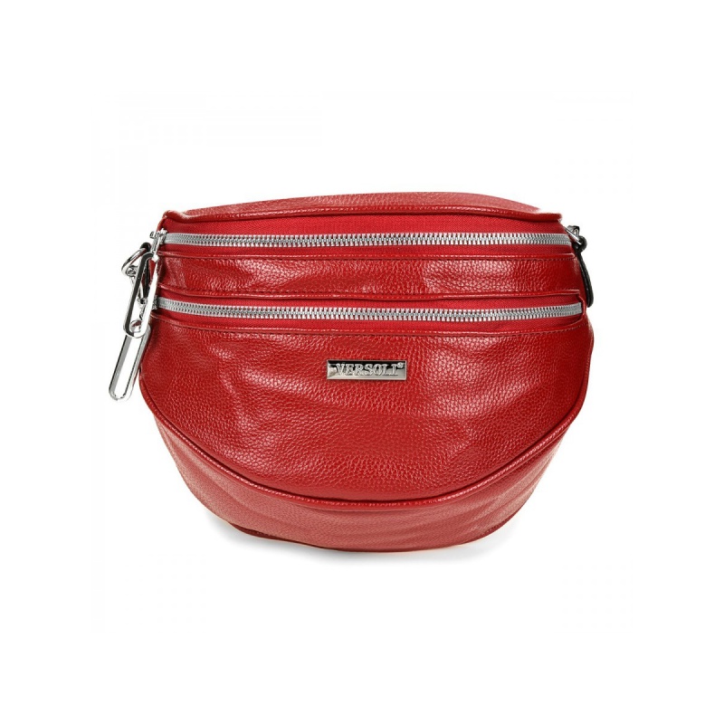 Bordová kabelka VERSOLI CROSS