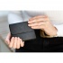 Kožená malá dámska čierna peňaženka PP