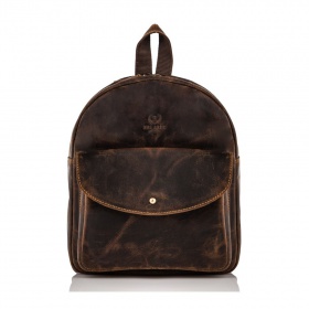 Kožený dámsky vintage batoh