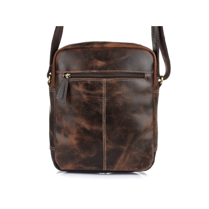 Kožená pánska crossbody taška NUBUK Wild