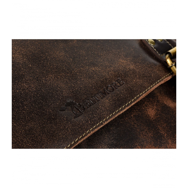 Pánska kožená hnedá taška cez rameno ARDON