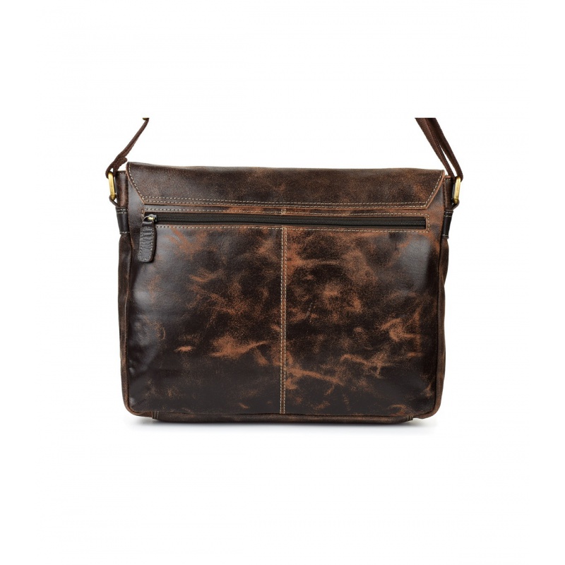 Pánska kožená hnedá taška cez rameno ARDON