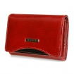 Kožená červená dámska peňaženka