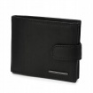 Pánska čierna kožená peňaženka CLARK