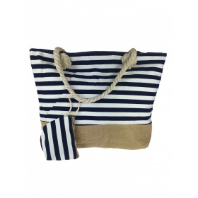 Dámska plážová pruhovaná taška SANDY