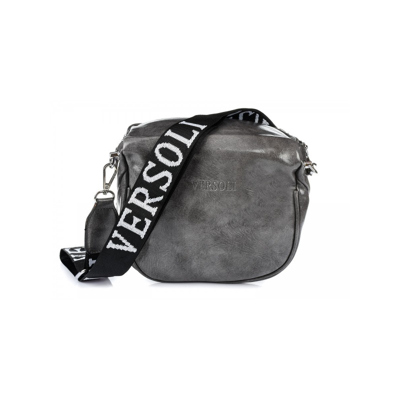 Šedá kabelka VERSOLI - LESK