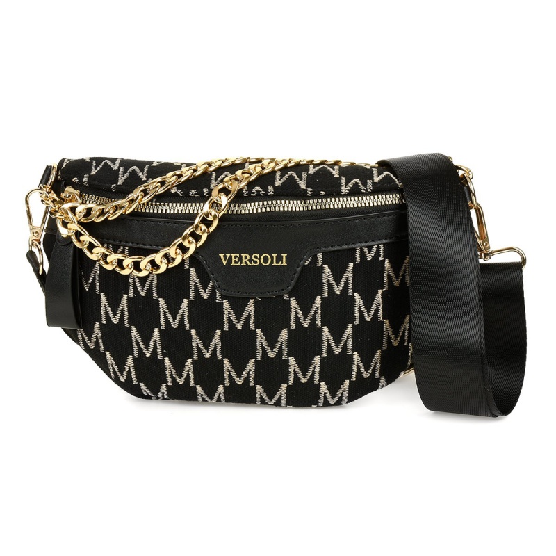 Čierna crossbody kabelka LOTTY