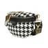 Čiernobiela crossbody kabelka PENNY