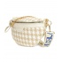 Béžovobiela crossbody kabelka PENNY