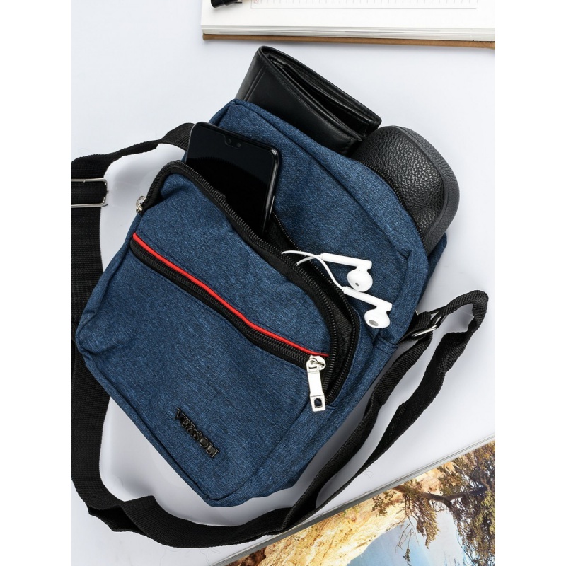 Modrá pánska crossbody taška ALVIN