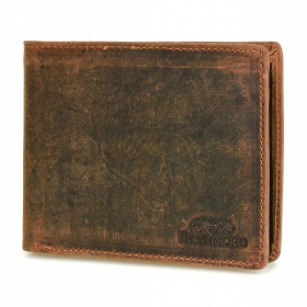 Kožená pánska hnedá peňaženka AUSTIN