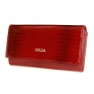 Kožená dámska lakovaná červená peňaženka CADEN