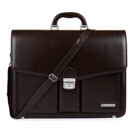 Pánska hnedá aktovka PRESTON