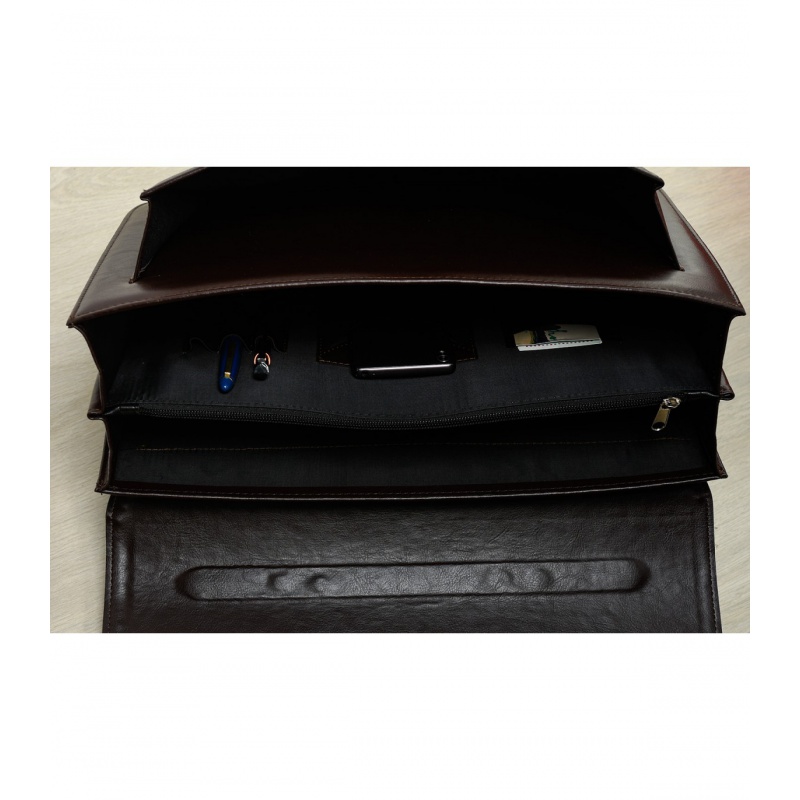 Hnedá pánska aktovka VINCENT