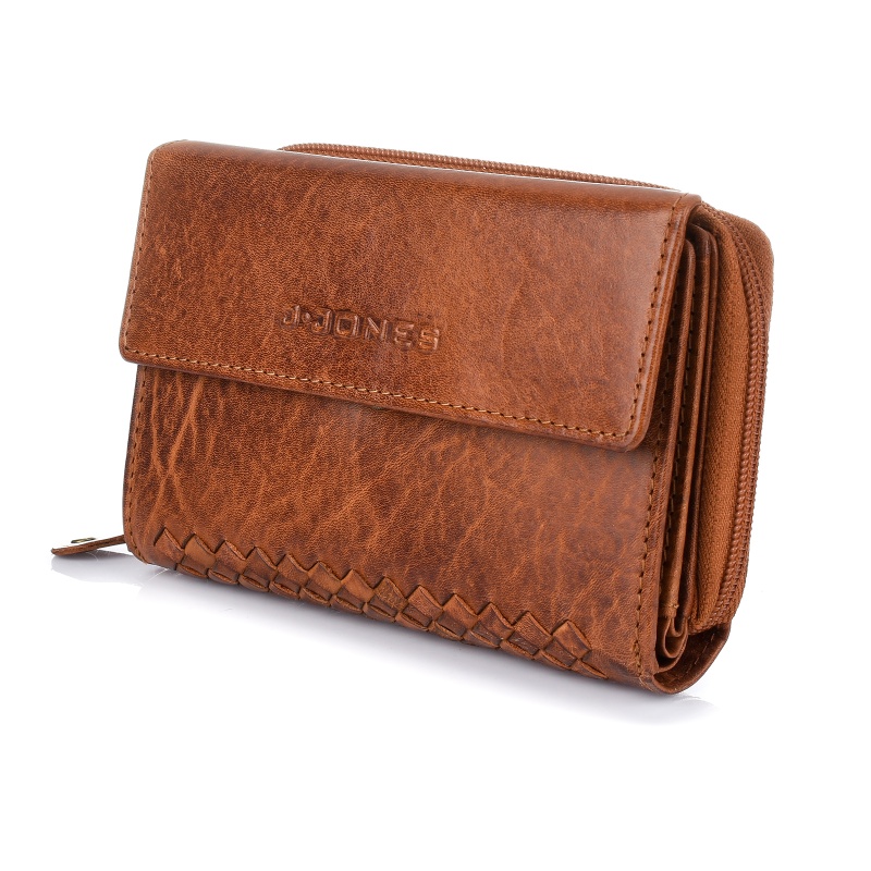 Dámska kožená hnedá peňaženka ANAIS