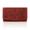 Dámska kožená červená peňaženka PERUZZI VINTAGE