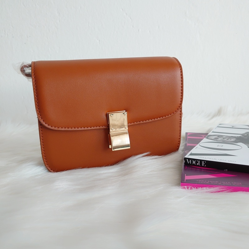 Hnedá dámska crossbody – ELEGANCIA