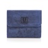 Kožená malá dámska modrá peňaženka PP