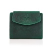 Vintage zelená kožená dámska peňaženka Peruzzi