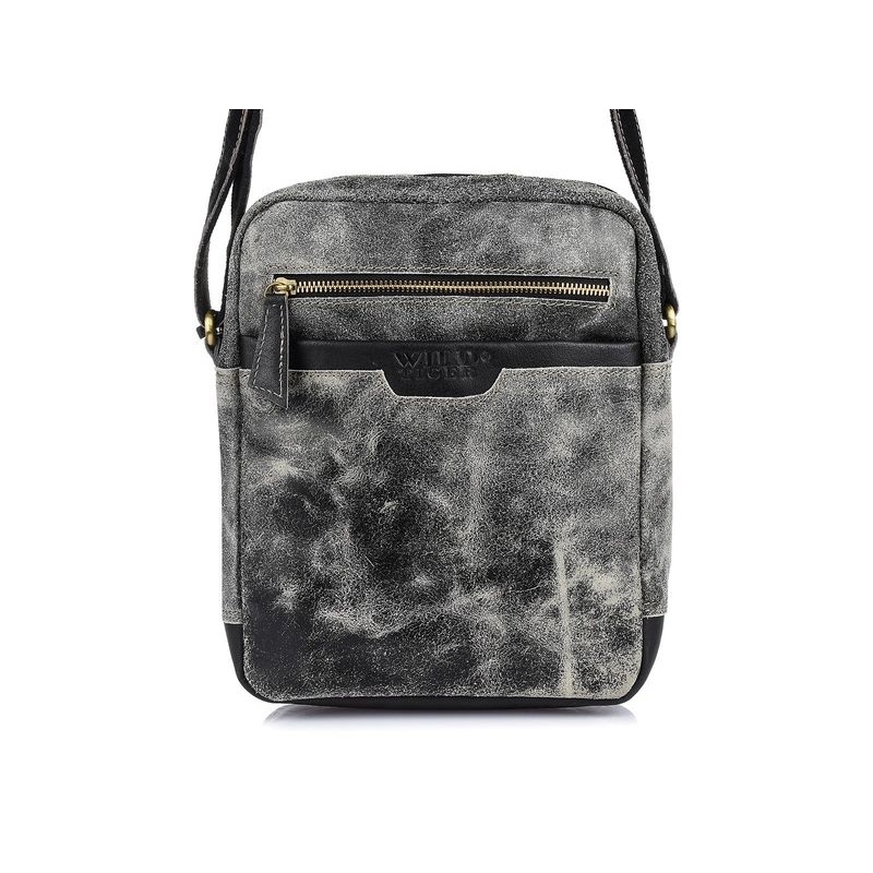 Pánska kožená crossbody taška DEVIN