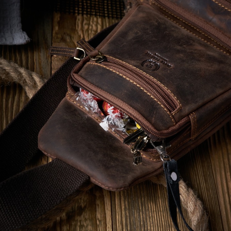 Pánsky kožený vintage batoh RUBEN