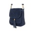 Modrá dámska semišová crossbody kabelka MEGAN