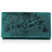 Dámska kožená zelená vintage peňaženka TALIA