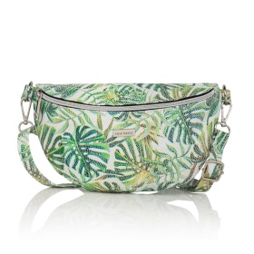 Dámska kožená ľadvinka s rastlinným motívom PLANTS