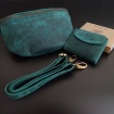 Súprava ľadvinka a peňaženka Peruzzi Green Vintage