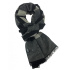 Pánsky čierno-šedý vzorovaný šál Jordan Collection - ALDEN