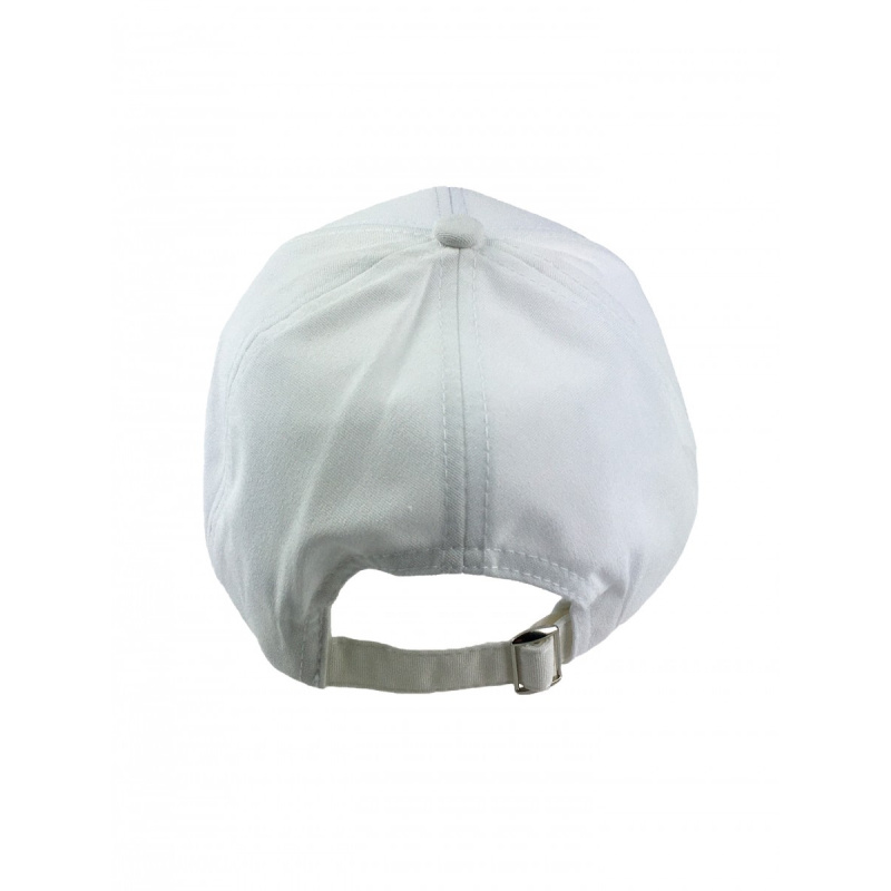 Dámska biela šiltovka s ozdobnými prvkami VERSOLI CRYSTAL