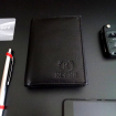 Čierna kožená peňaženka KORKE - BL01