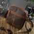 Kožená dámska hnedá vintage crossbody kabelka Paolo Peruzzi "MARINA"
