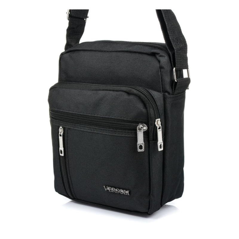 Pánska čierna crossbody taška BRENTON