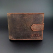 Kožená pánska hnedá peňaženka ARMAND