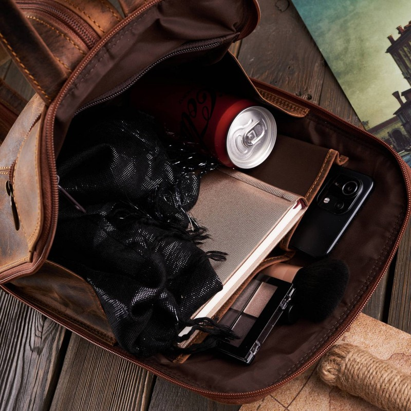 Dámsky kožený vintage batoh MARIN