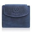 Vintage modrá kožená dámska peňaženka Peruzzi