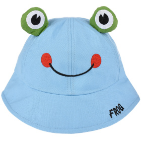 Detský modrý klobúk ŽABA