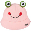 Detský ružový klobúk ŽABA