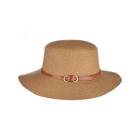 Dámsky hnedý slamený klobúk IMANI