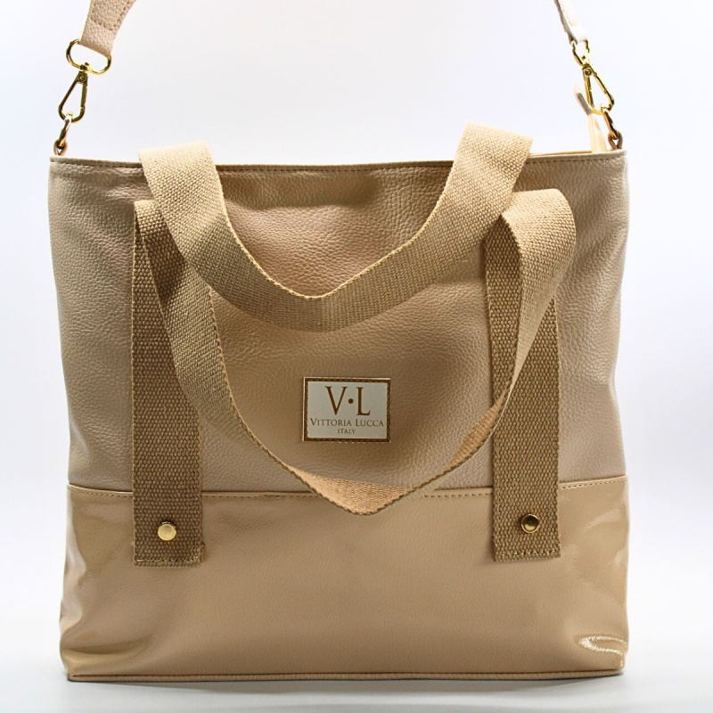 Dámska béžová kabelka Vittoria Lucca FRANCESCA
