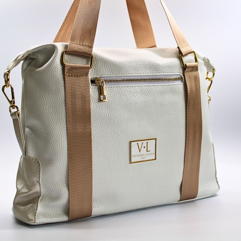 Dámska biela kabelka Vittoria Lucca PAOLA