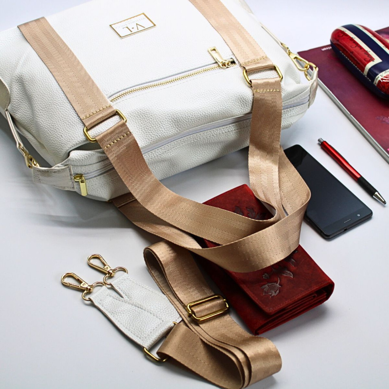 Dámska biela kabelka Vittoria Lucca PAOLA