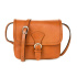 Kožená dámska camel crossbody kabelka GEMMA